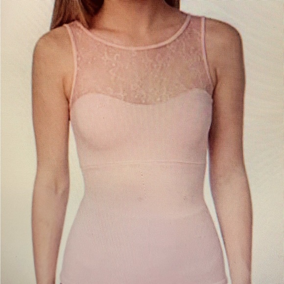 SPANX Light Pink Lace Tank - Picture 2 of 8